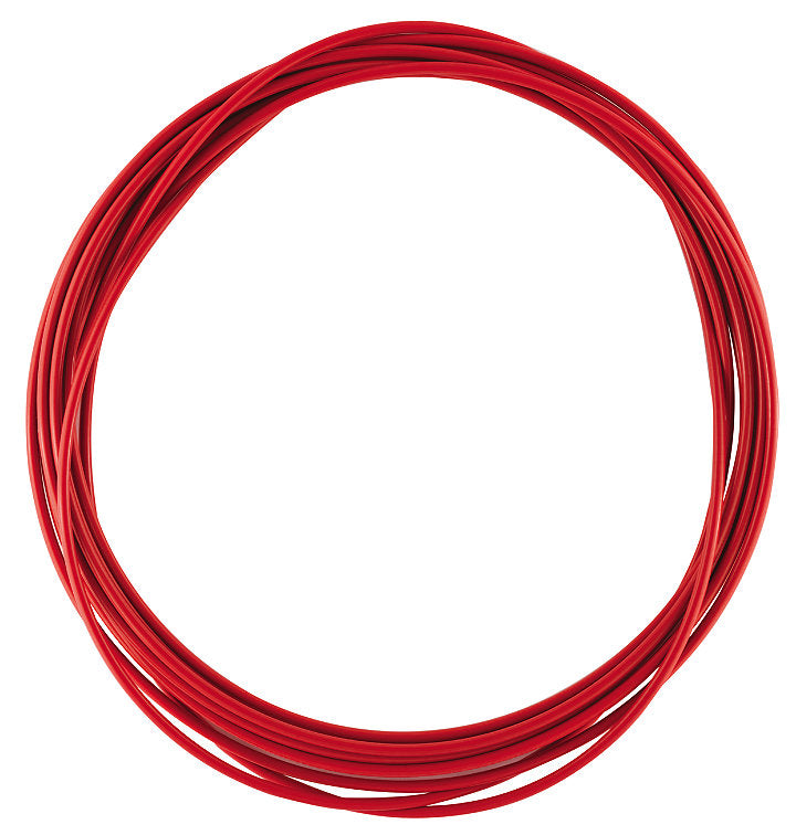 2,45 m Bremszug Hülle 5 mm Rot