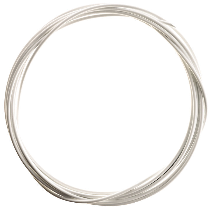 2,45 m Bremszug Hülle 5 mm Weiß