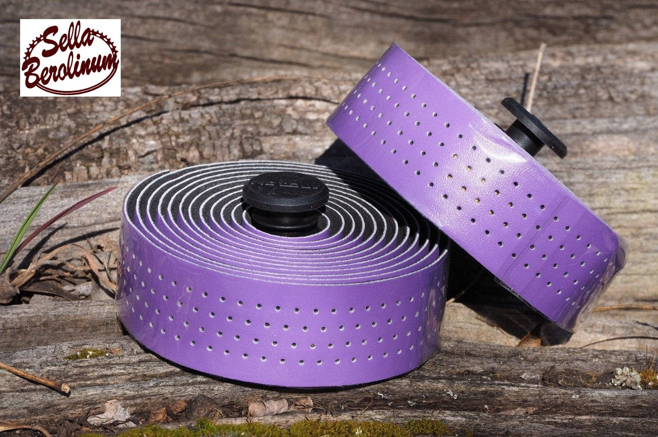 Sellax Soft Grip Perforated Handlebar Tape - Purple