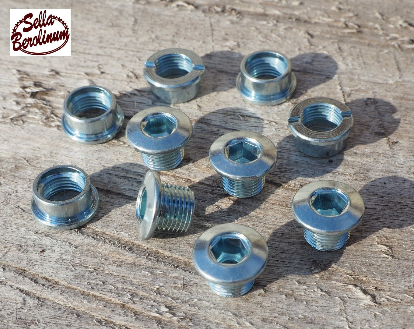 Kettenblattschrauben Stahl f.Single 6 mm / 5 mm - 25100 ∅ 9,9 mm