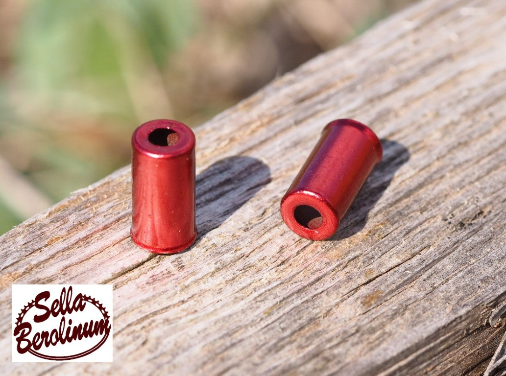 5 mm Endhülse Rot eloxiert