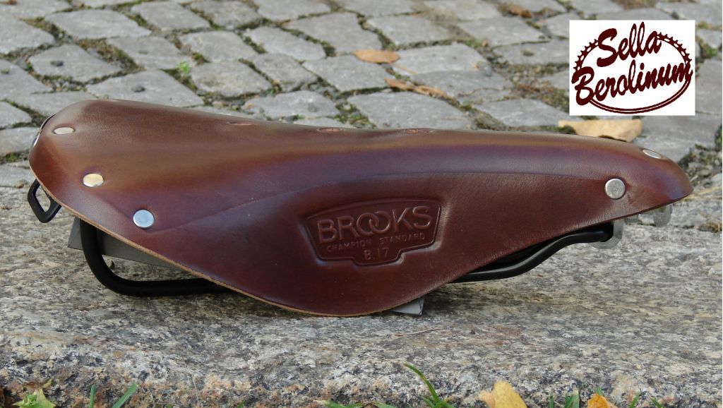 Brooks B17 Special Titanium Ledersattel - Dunkelbraun
