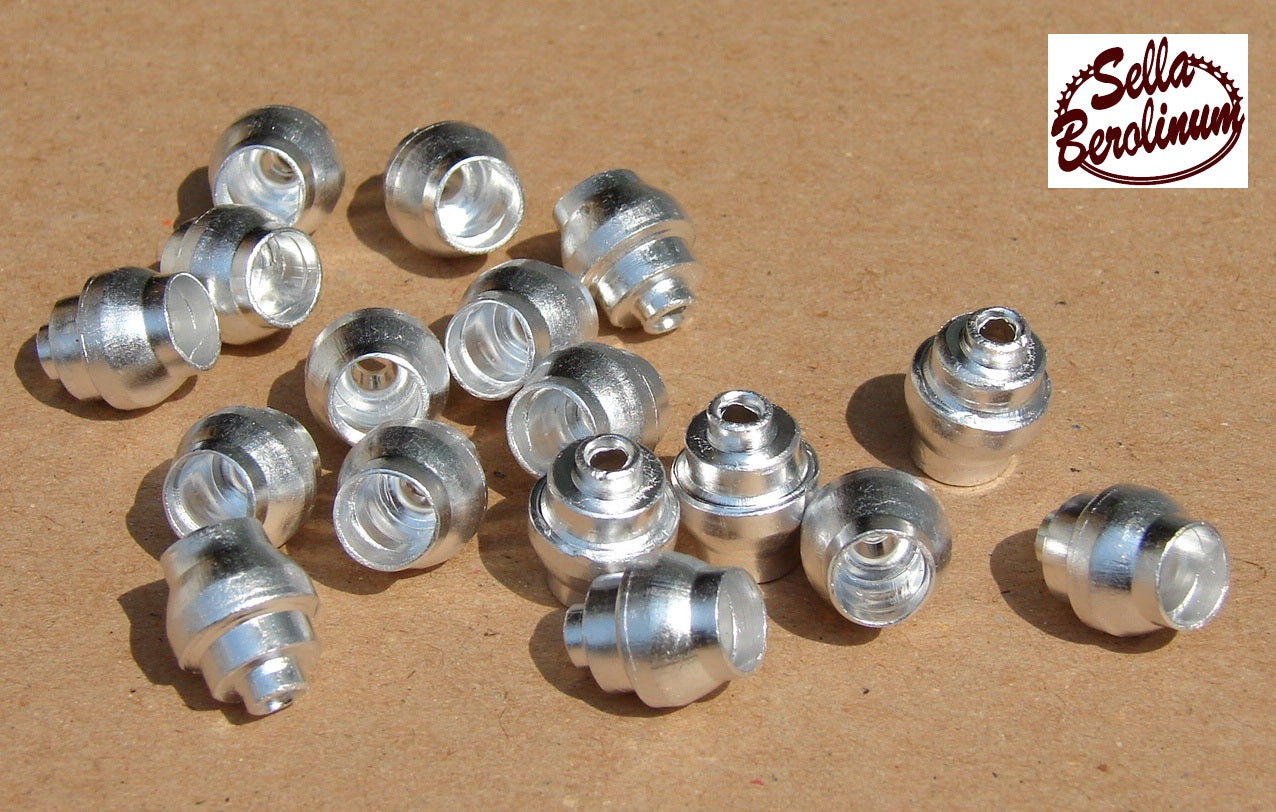 Bremszug Anschlaghülsen Silber