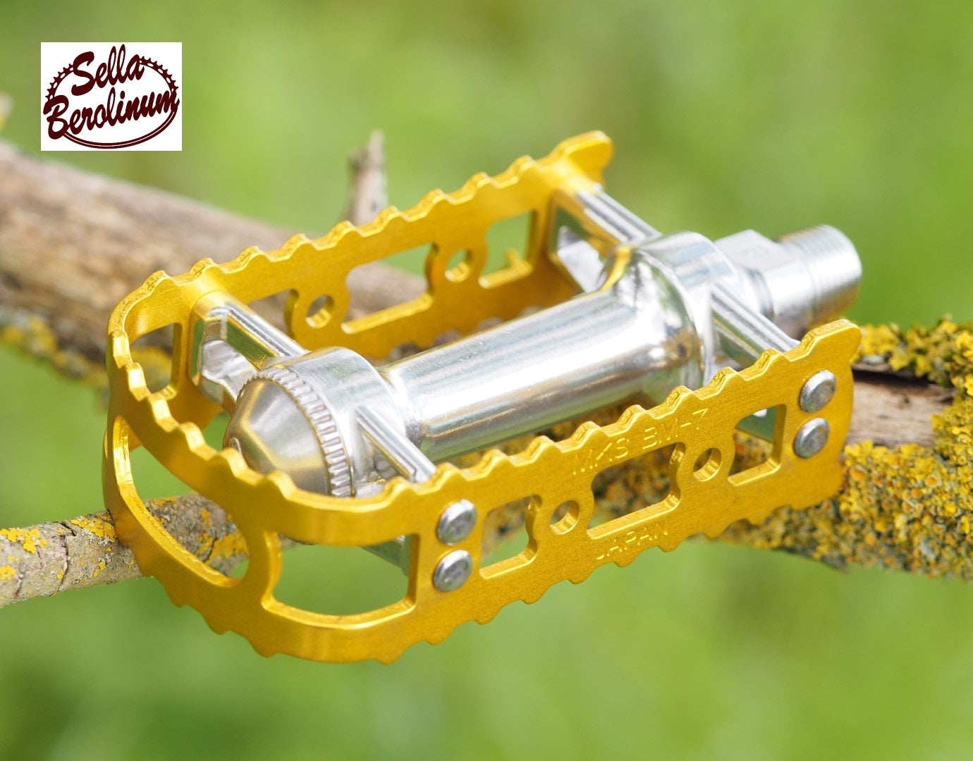 MKS BM-7 BMX / MTB Pedale Gold - 9/16