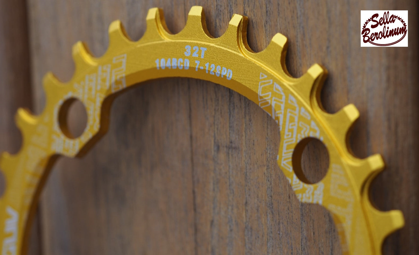 32 Z Kettenblatt LK:104 mm Gold eloxiert