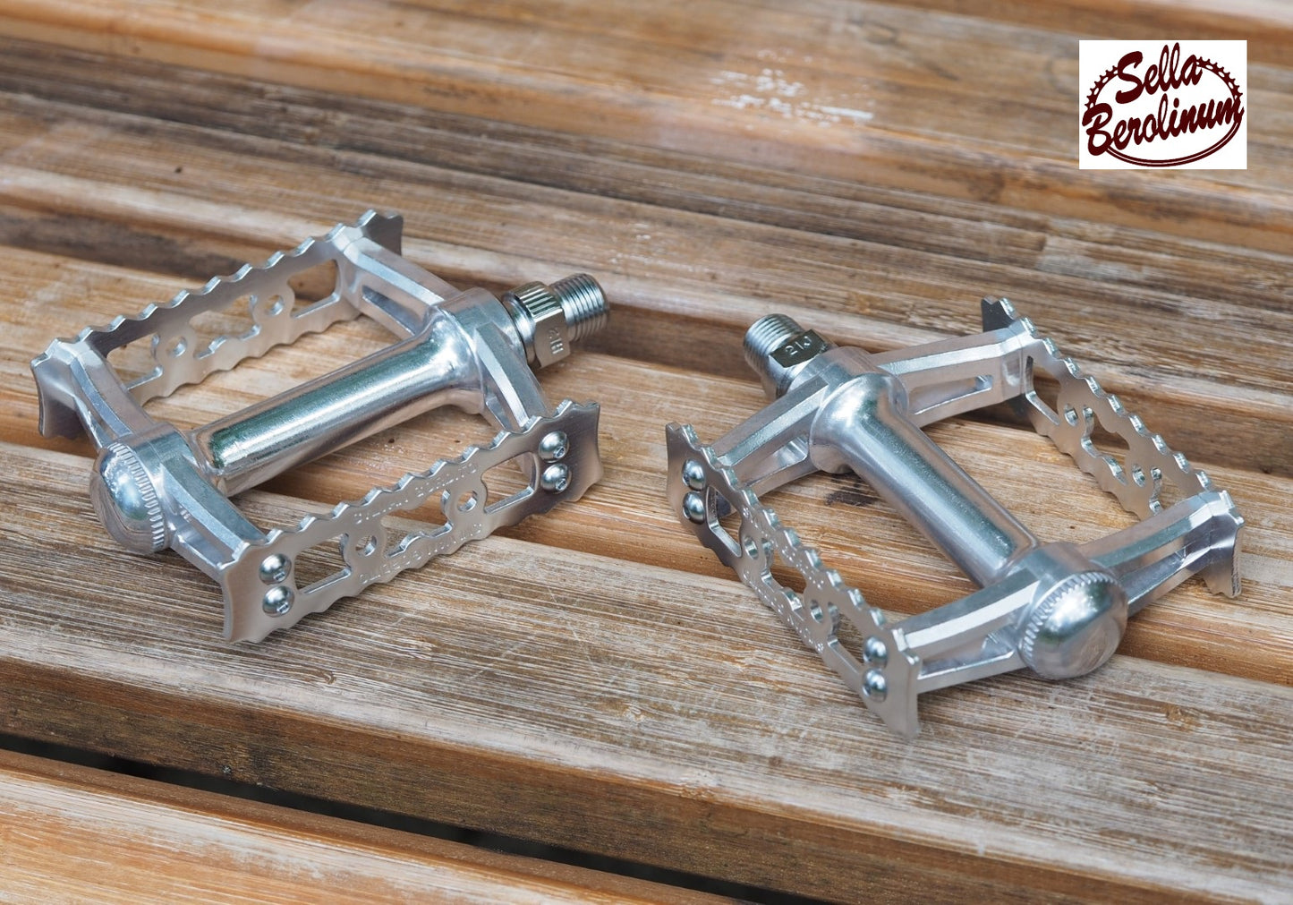 MKS Gordito Touring Pedale silber / silber