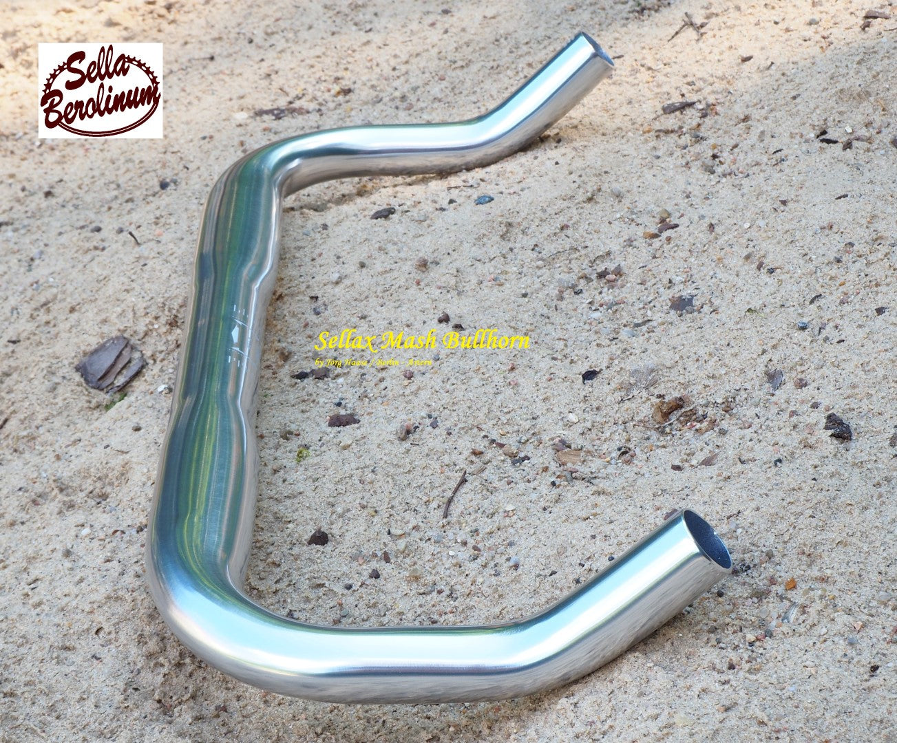 Bullhorn 435 mm Silber poliert, 31,8 mm Oversize