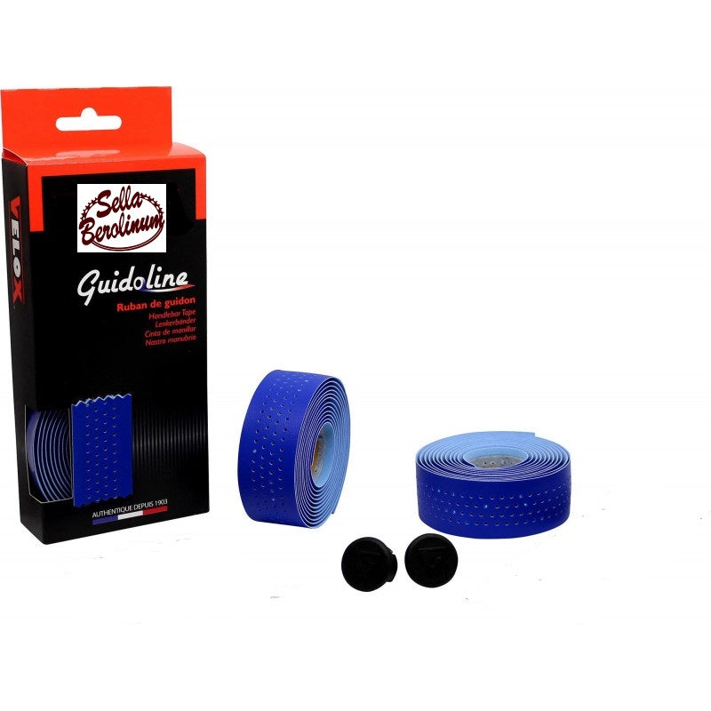 Sellax Soft Grip Perforated Handlebar Tape - Blue