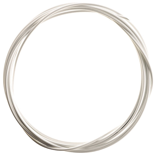 2,45 m Bremszug Hülle 5 mm Weiß