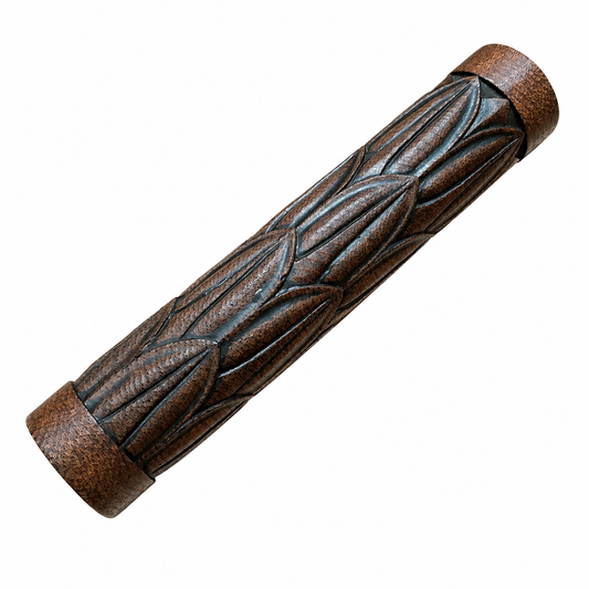 Holzgriffe Barock Dunkelbraun 140mm-Sellax