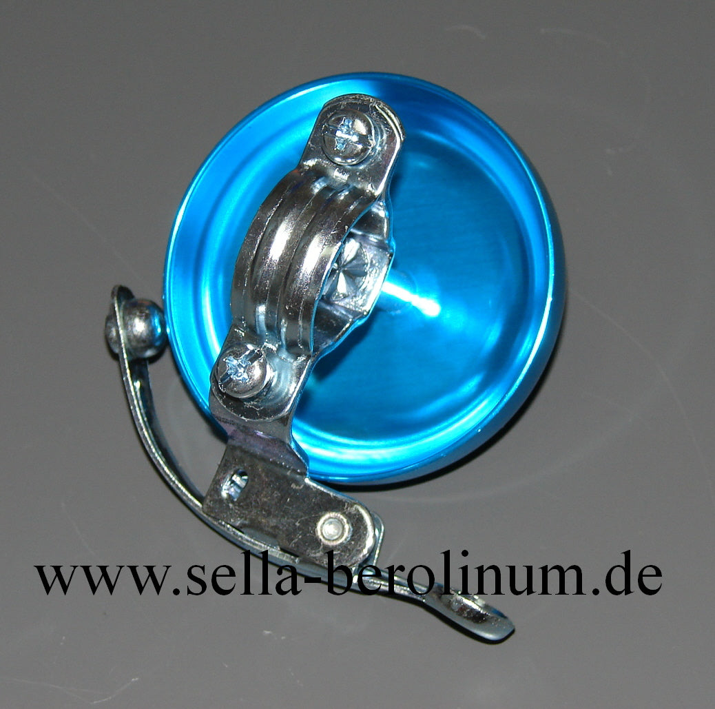 Rennglocke Alu Cyan Blau 55 mm
