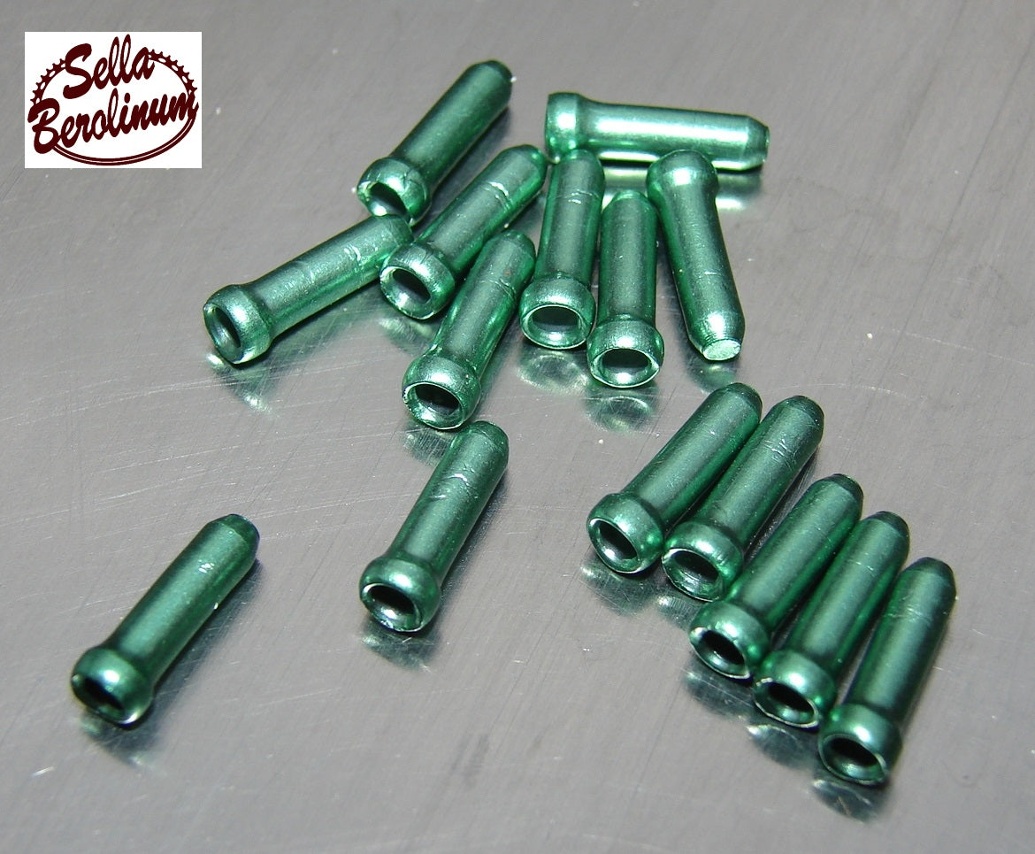 Zug Endkappe Alu Grün eloxiert