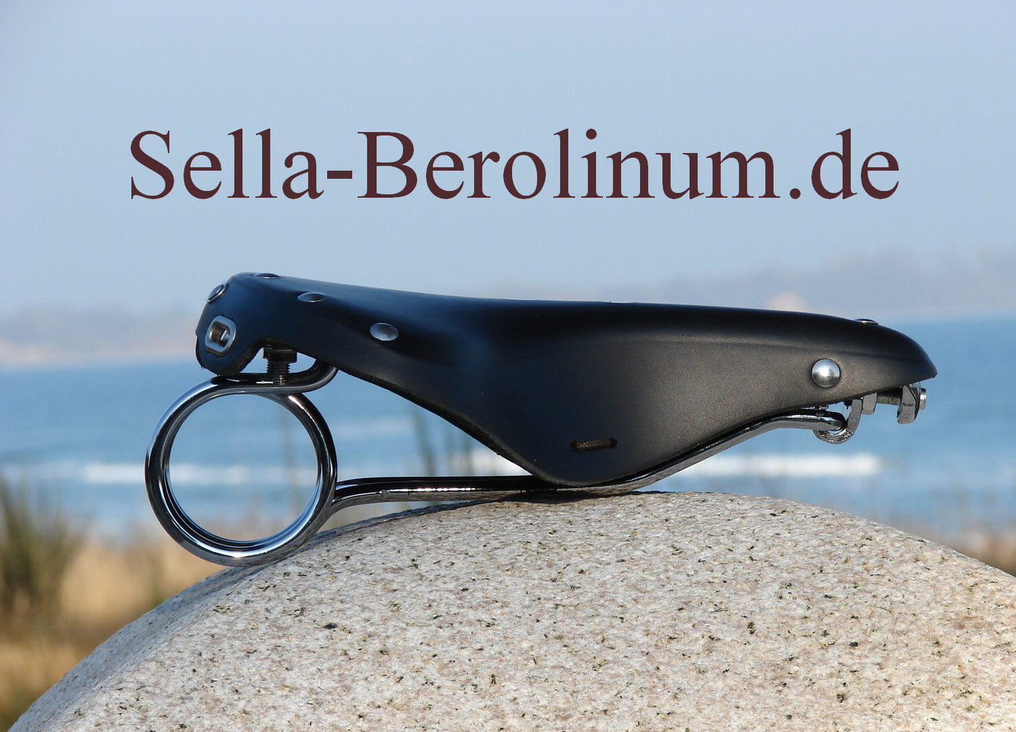 Sellax - Gyes G14S City Tourensattel Schwarz Glattleder