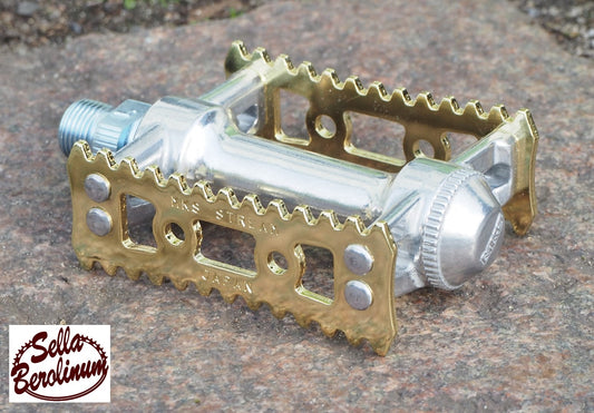 MKS Sylvan Stream Pedale Gold / Silber