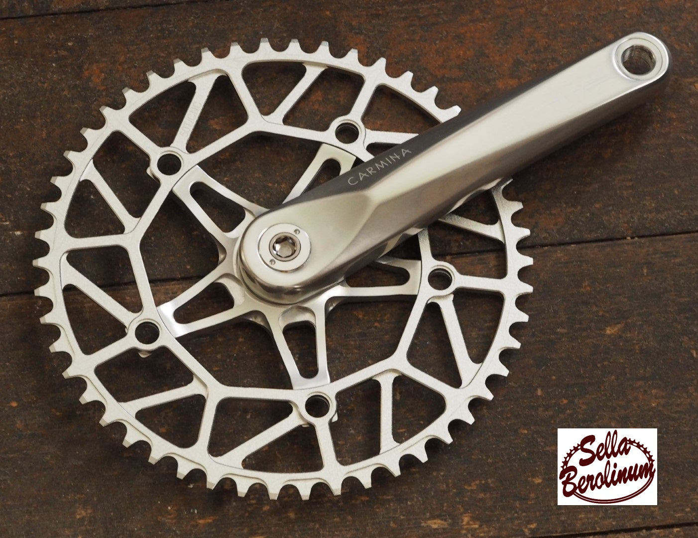 46 Z Carmina Spider Kurbelgarnitur 170 mm Silber