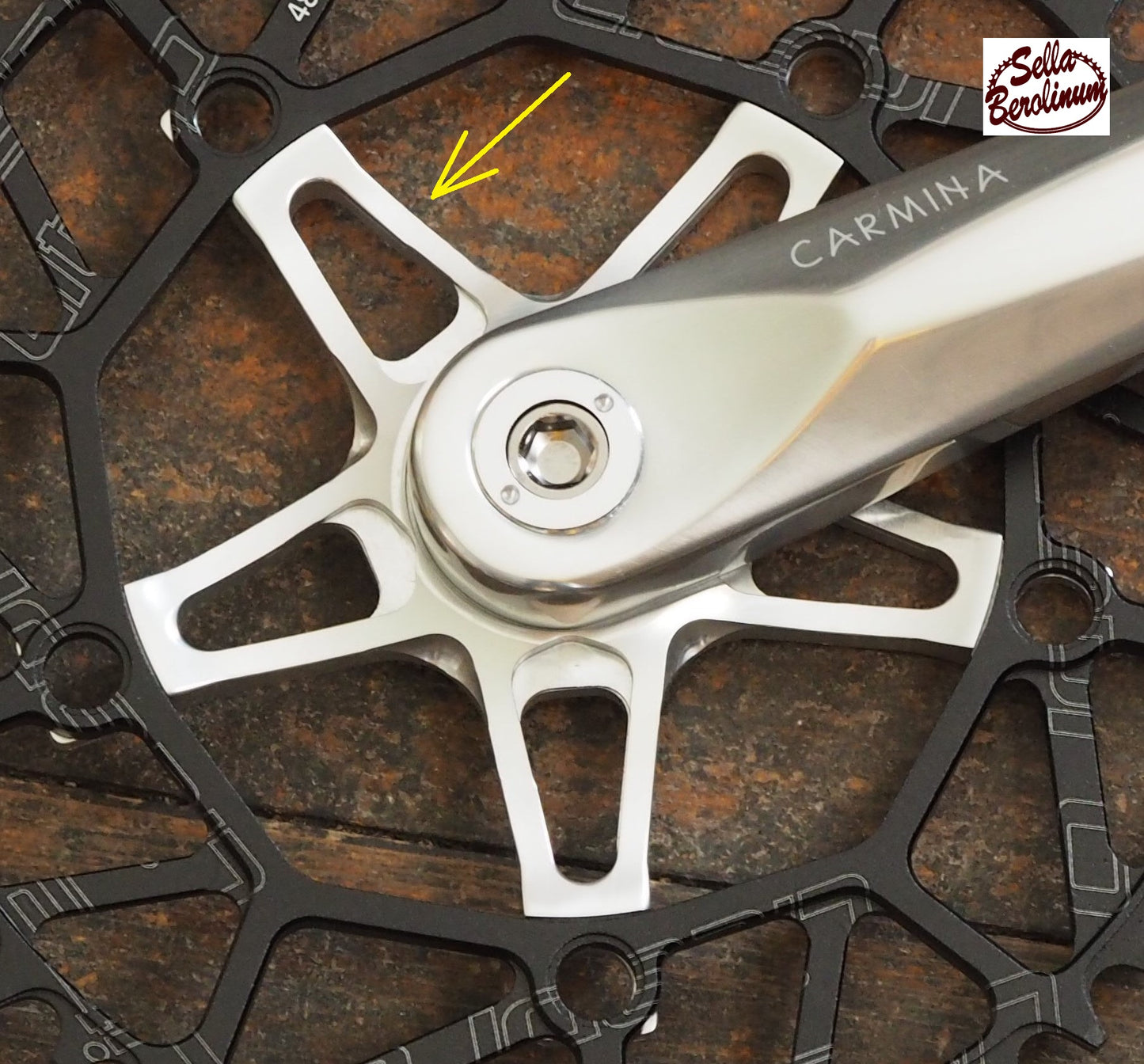 46T Carmina Spider Crankset 170mm Silver