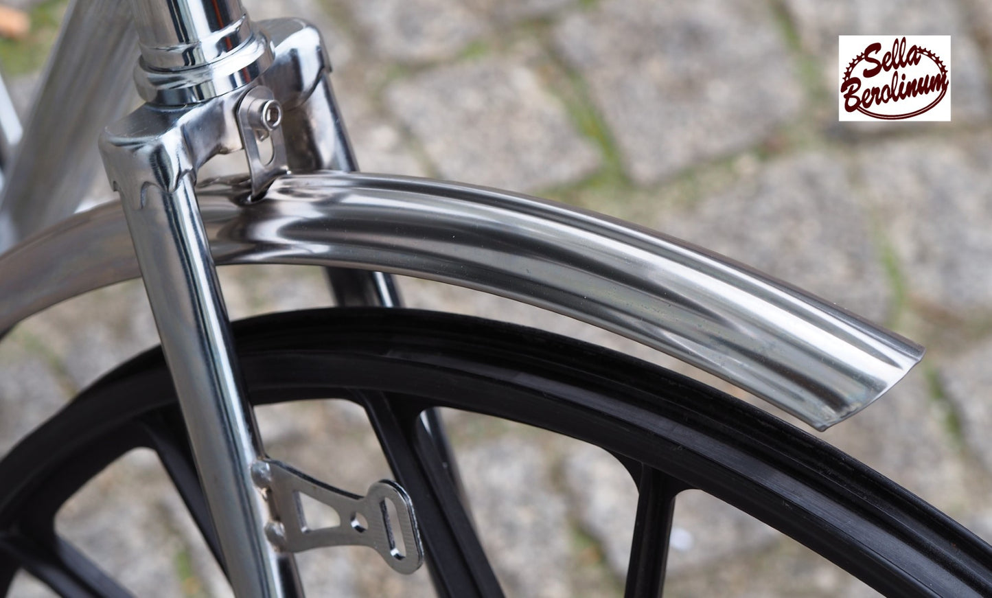 28"/ 46 mm FR-46 Edelstahl Schutzblech Set poliert