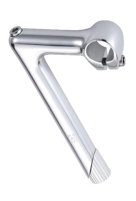 Schaft Vorbau Alu poliert f. 1" in 60 / 80 oder 100 mm
