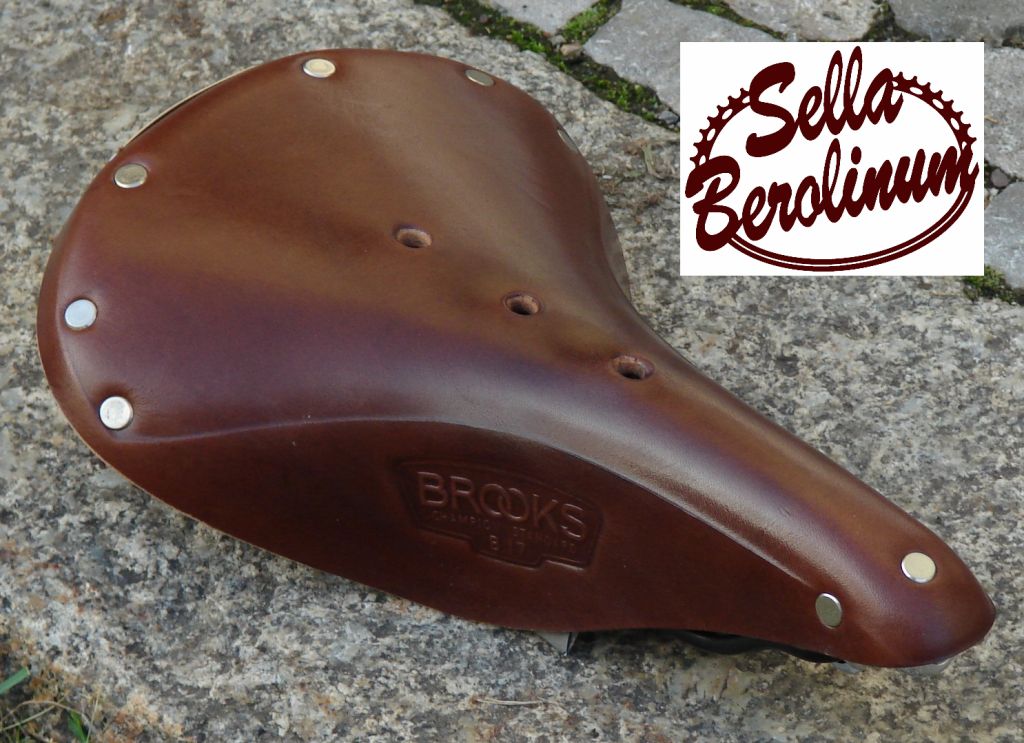 Brooks B17 Special Titanium Ledersattel - Dunkelbraun