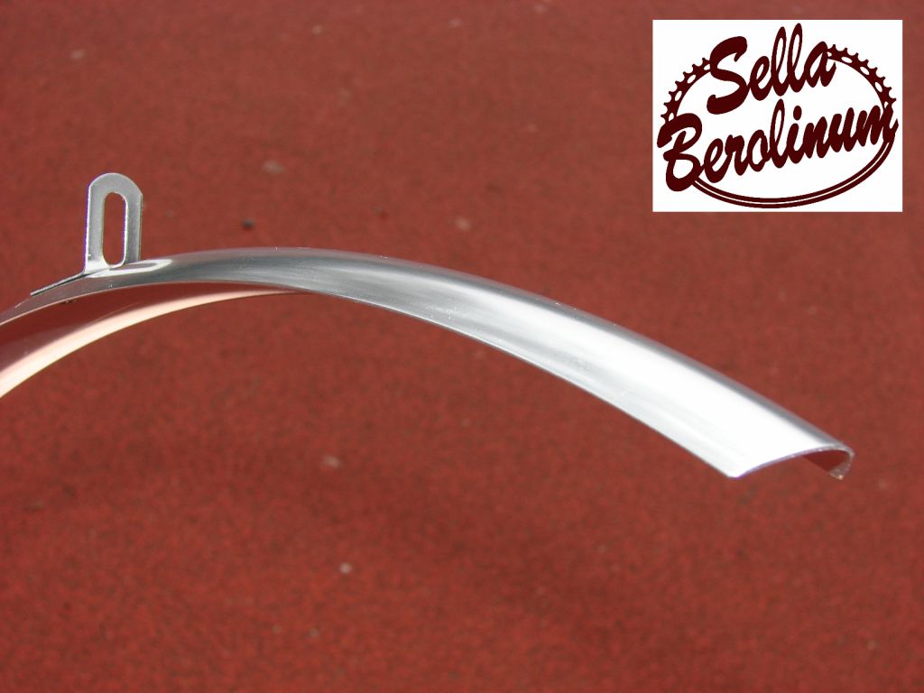 700 C -36 mm Alu Schutzblech Set silber poliert