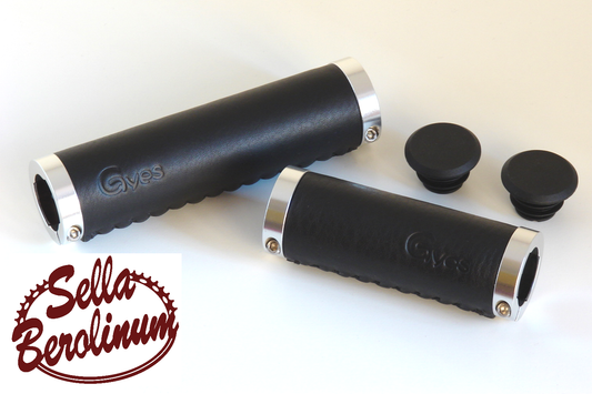 Gyes Ledergriffe B 1 Schwarz 130 - 95 mm lang Schwarz