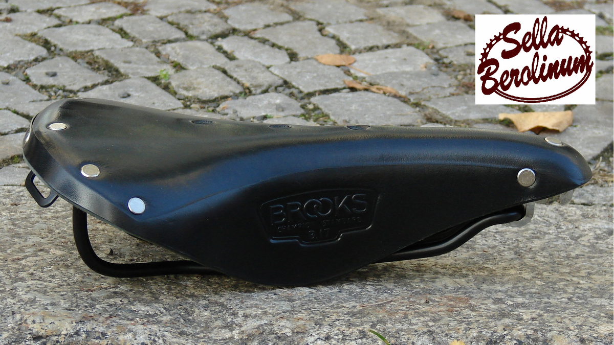 Brooks B17 Special Titanium Ledersattel - Schwarz