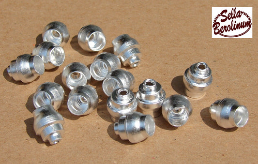 Bremszug Anschlaghülsen Silber