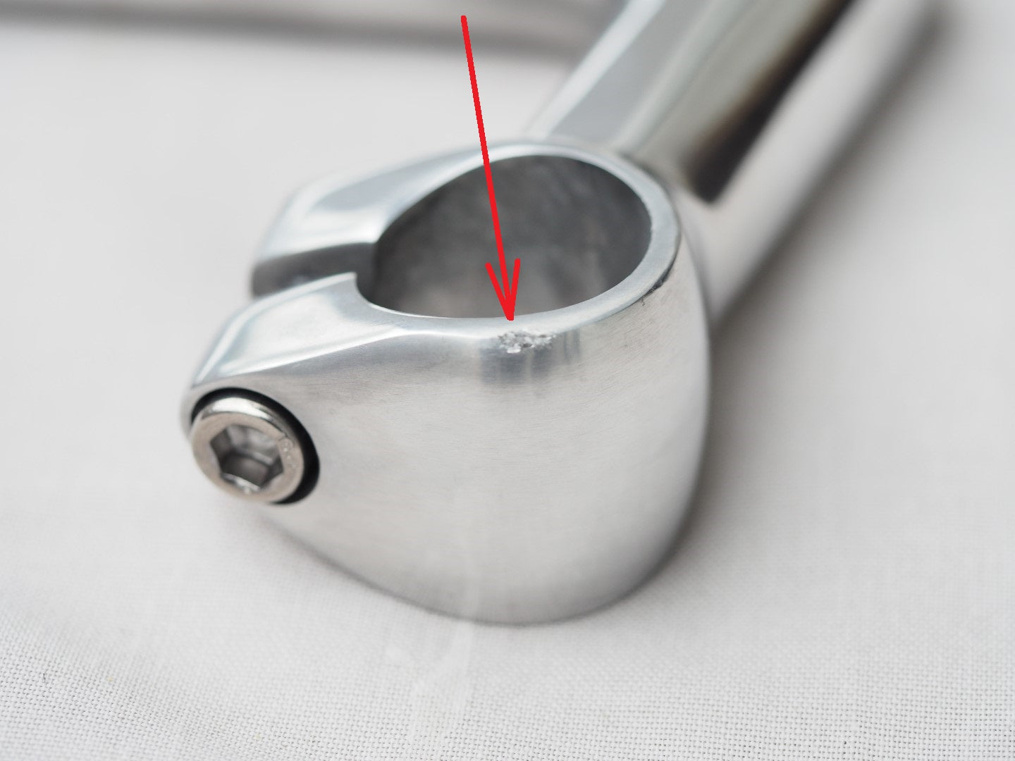 Mängelware Schaft Vorbau 22,2 / 80 / 25,4 mm, Alu poliert
