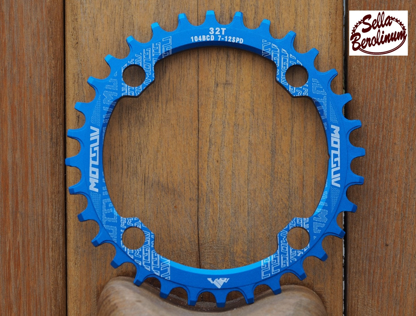 32 Z Kettenblatt LK:104 mm Blau eloxiert
