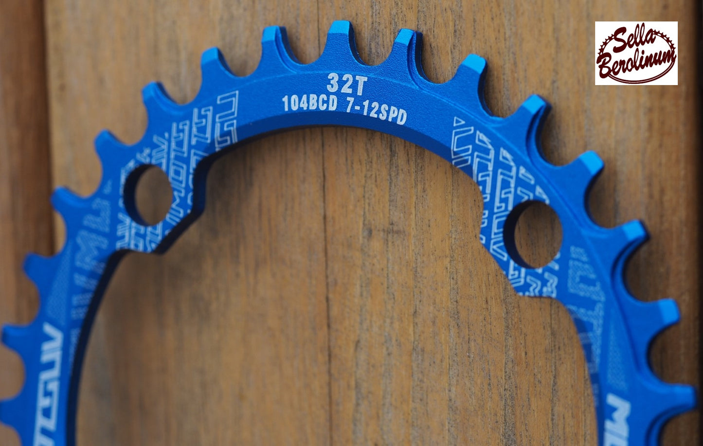 32 Z Kettenblatt LK:104 mm Blau eloxiert