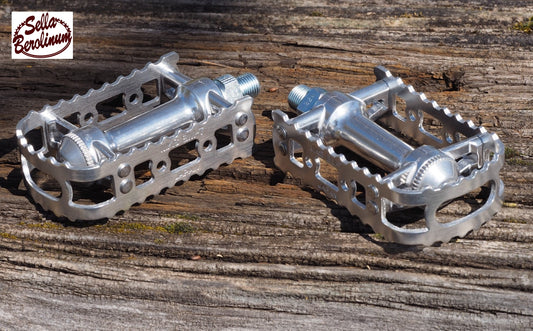 MKS BM - 7 BMX / MTB Pedale 9/16" Achse, Silber, 1 Paar