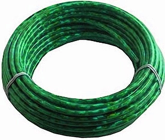 2,45 m Bremszug Hülle 5 mm Grün / Glitter