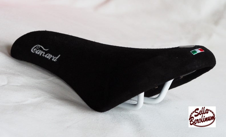 Selle Monte Grappa Canard XC030 Wildledersattel Schwarz
