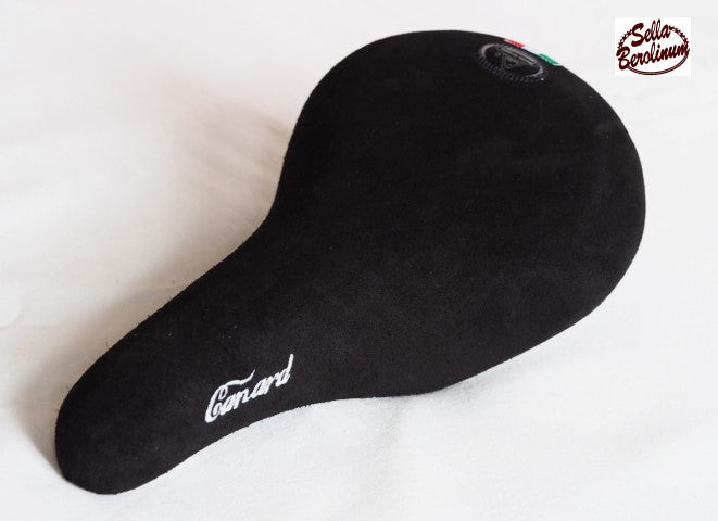 Selle Monte Grappa Canard XC030 Wildledersattel Schwarz