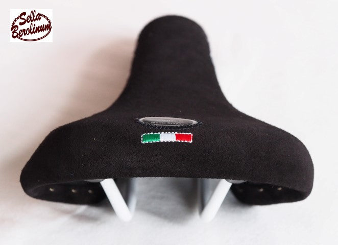Selle Monte Grappa Canard XC030 Wildledersattel Schwarz