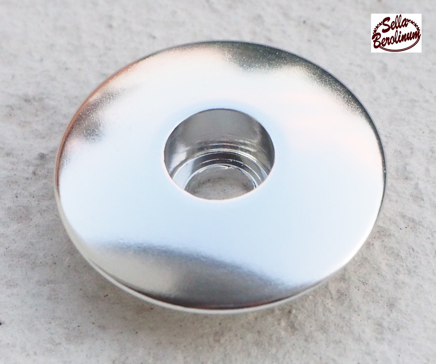 1 1/8" Ahead Kappe Alu Silber glänzend Ø 32 mm
