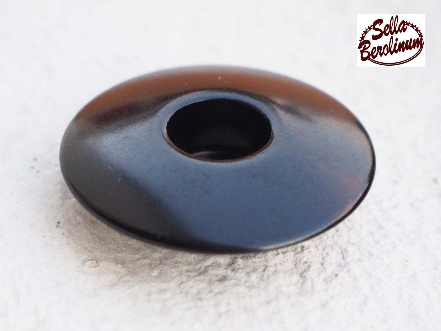 1 1/8" Ahead Kappe Alu Schwarz glänzend Ø 32 mm