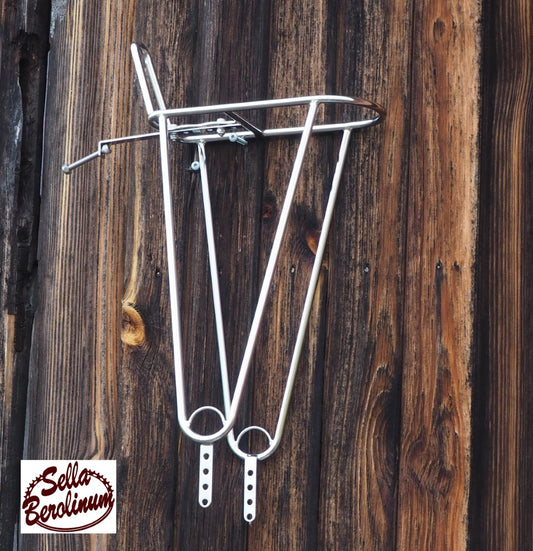 Front rack polished stainless steel, for 28"/ 650 B or 26"