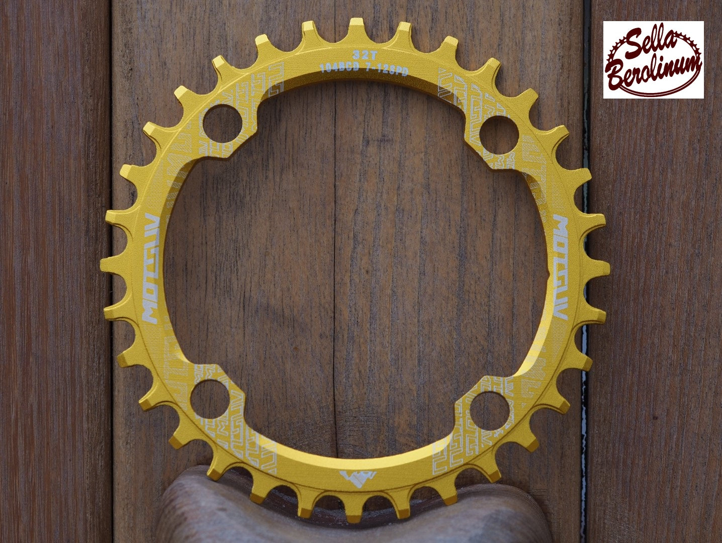 32 Z Kettenblatt LK:104 mm Gold eloxiert