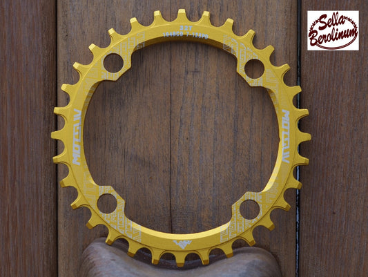 32 Z Kettenblatt LK:104 mm Gold eloxiert