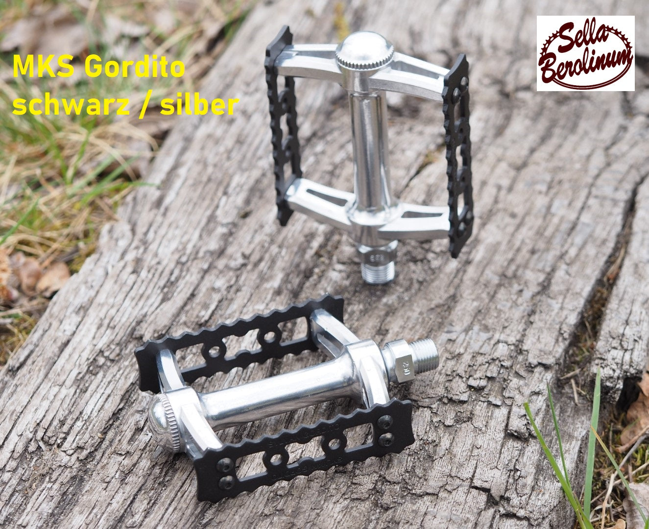 MKS Gordito Touring Pedale schwarz / silber