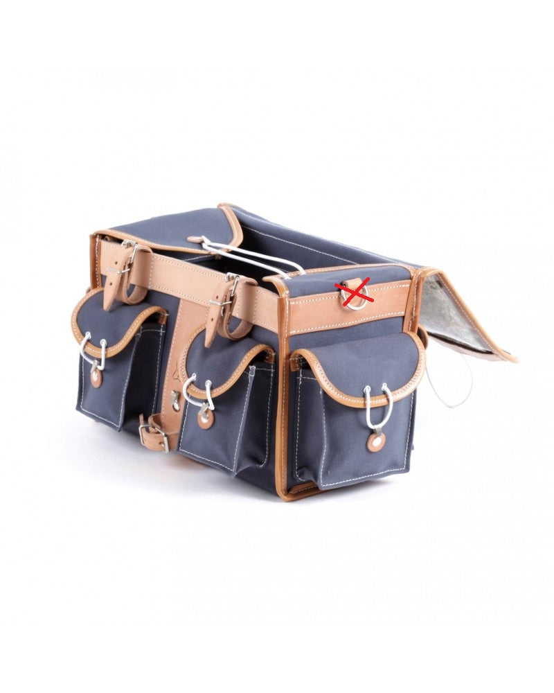 Innenraum der Gilles Berthoud GB22 Lenkertasche mit herausnehmbarer Verstärkung