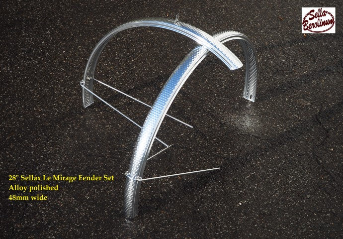 27" & 28"x 1 1/2" Le Mirage Schutzblech Set "Extra Groß"