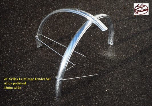 27" & 28"x 1 1/2" Le Mirage Schutzblech Set "Extra Groß"