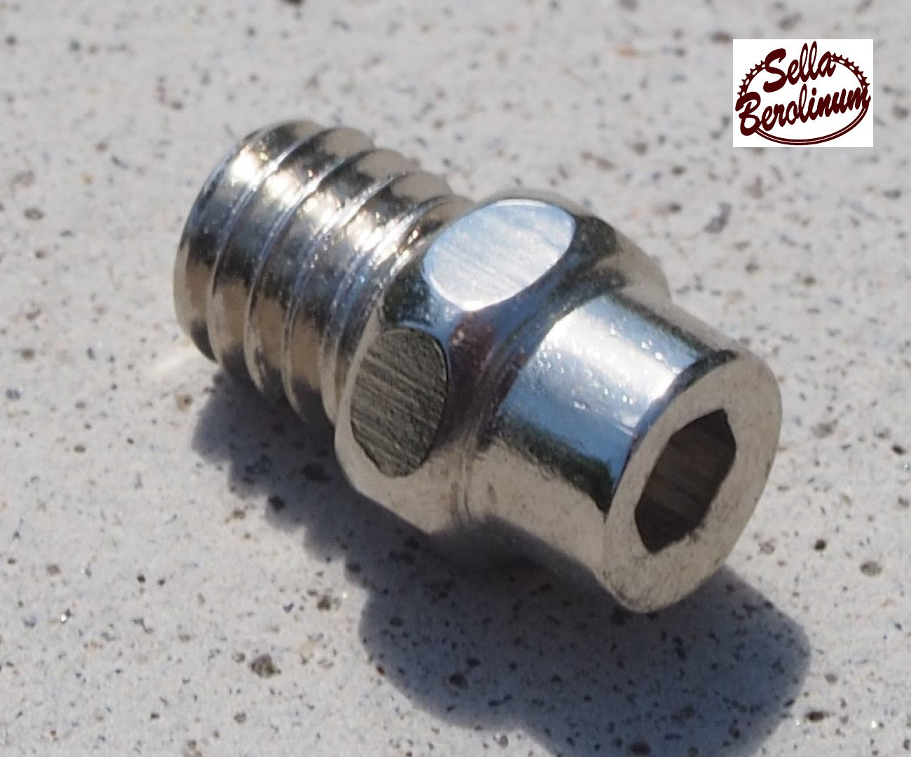 Silberfarbene M4-Pedalpins zum Einschrauben für Fahrradpedale