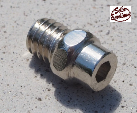 Silberfarbene M4-Pedalpins zum Einschrauben für Fahrradpedale