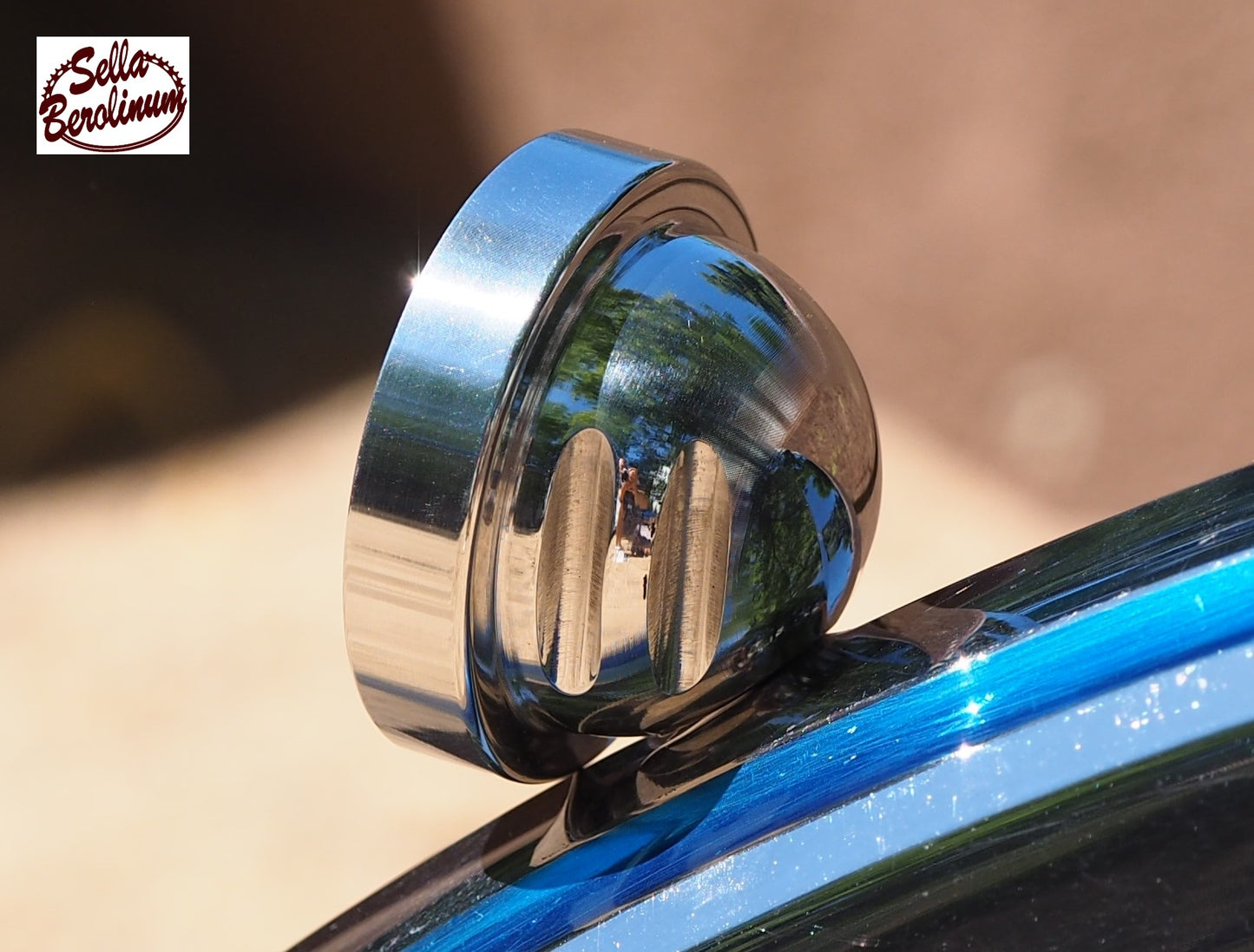 Sellax massiv Alu 41 mm Reflektor poliert