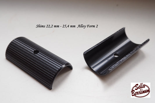 25,4 mm auf 22,2 mm Lenker Reduzierung Schwarz