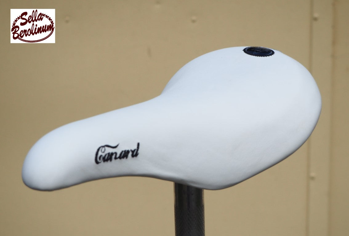 Selle Monte Grappa Canard XC030 Glattledersattel Weiß