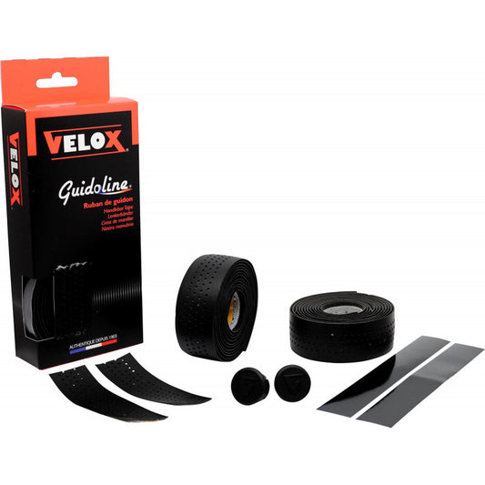 Velox Soft Grip Perforated Handlebar Tape - Black